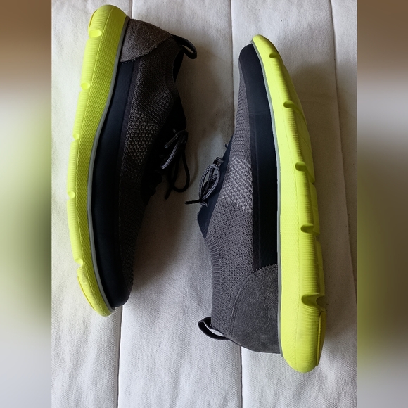 Cole Haan Other - Cole Haan 2.zerogrand stitchlite water resistant wingtip Ironstone Neon Green 11